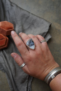 Montana Agate Ring sz. 9