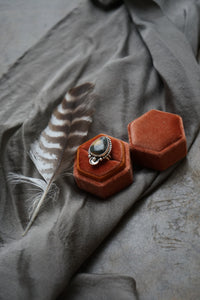 Blue Mountain Jasper Ring sz.6
