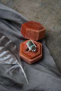 Blackjack Turquoise Ring sz. 7