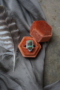 Blackjack Turquoise Ring sz. 7