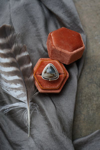 Polychrome Jasper Ring sz. 9