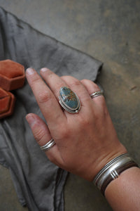 Malheur Jasper Ring sz. 8.5