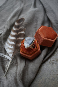 Montana Agate Ring sz. 9