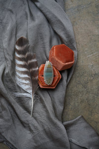 Deer Sky Jasper Ring sz. 8
