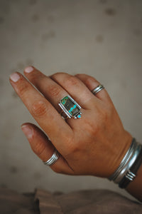 Blackjack Turquoise Ring sz. 7