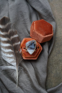 Montana Agate Ring sz. 9