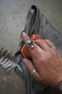 Blue Mountain Jasper Ring sz.6