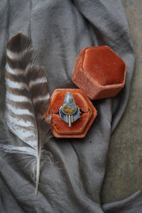 Tomahawk Jasper Ring sz. 8