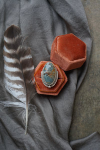 Malheur Jasper Ring sz. 8.5